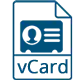 Recover data is saved in vCard format