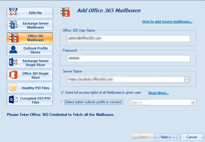 adding source mailbox image