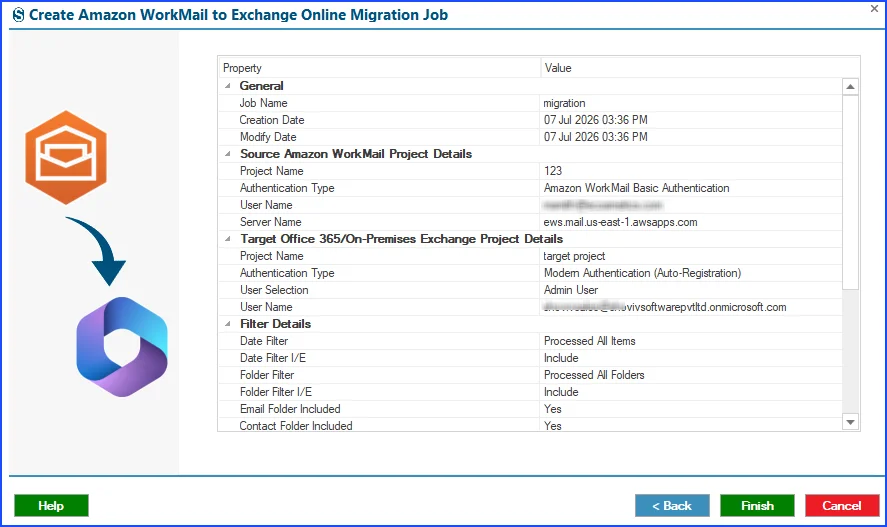 Start migration process