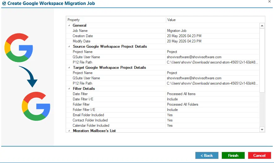 Start Migration Process