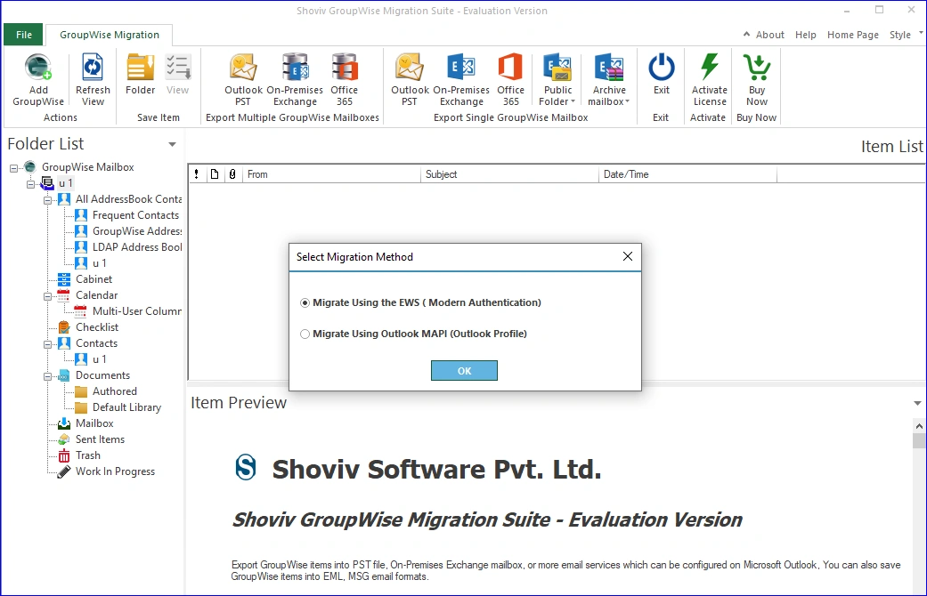using EWS or Outlook Mapi