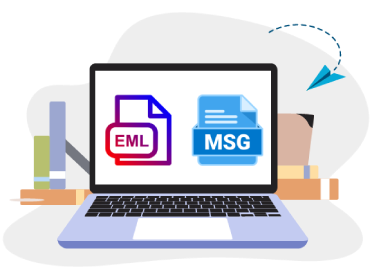 Save in EML, MSG File Formats