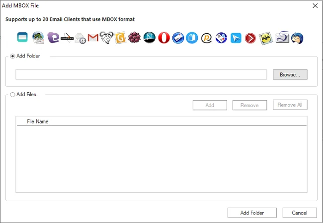  Add Mbox files 