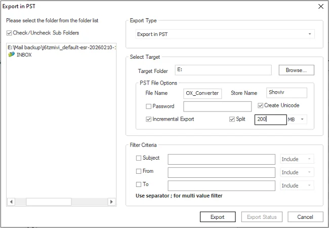 Split Option