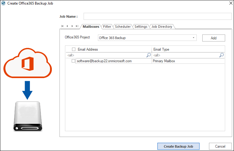 Select the mailbox