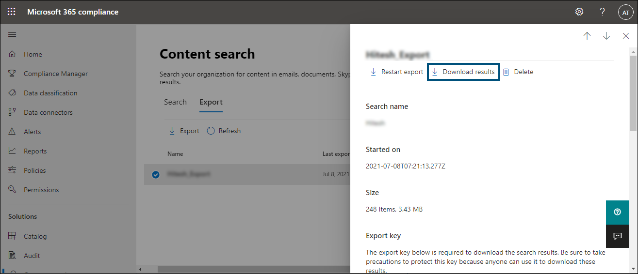 Export Office 365 mailbox to PST 10