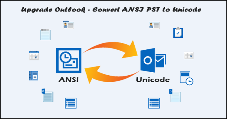 upgrade Outlook pst file