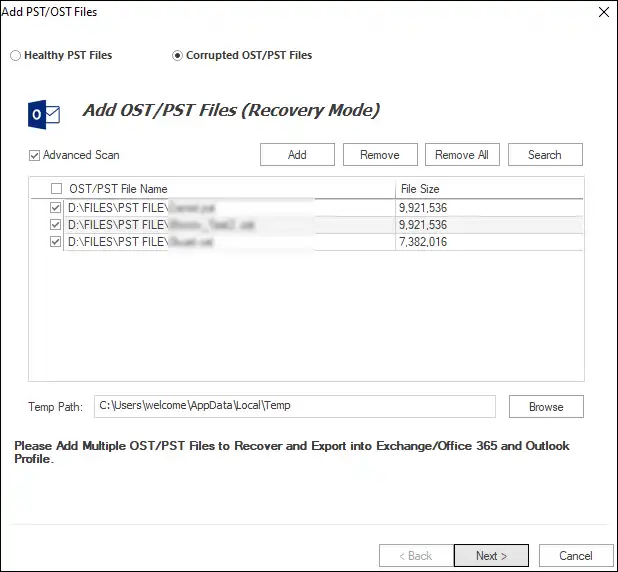 Import PST to Office 365 Mailbox