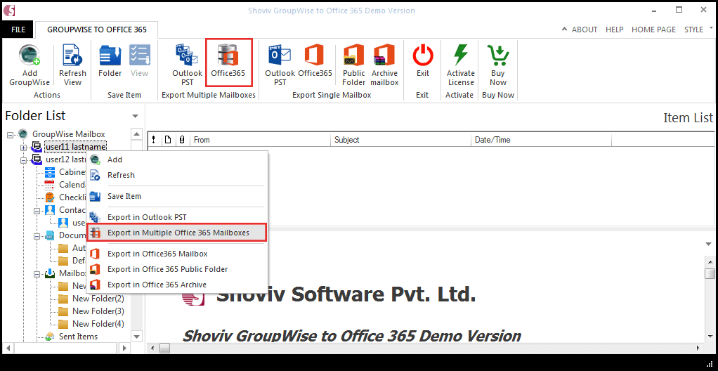 GroupWise to Microsoft 365 Migration Step 3