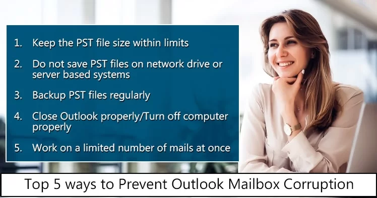 Top 5 ways to prevent Outlook mailbox corruption