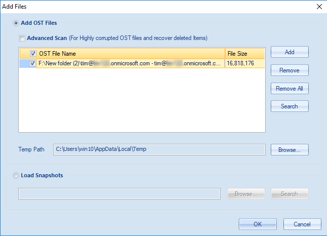 Add ost files to Convert OST to PST