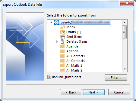 Split Large PST files