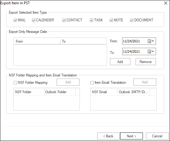 Convert NSF to PST expeditiously img-6