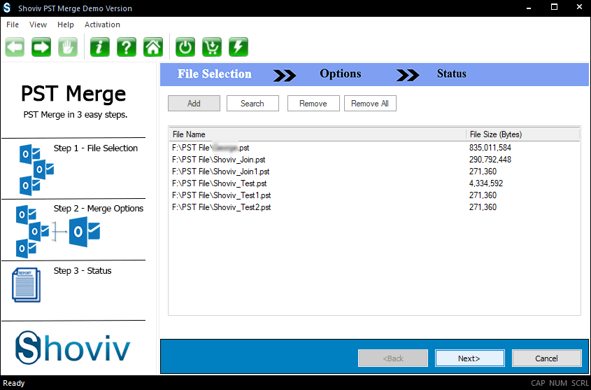 open software pst merge.