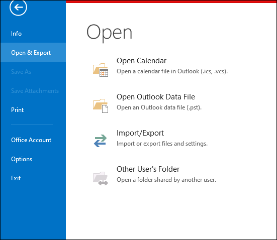Export Emails files into PST