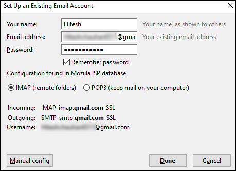 Thunderbird Application to Export in Outlook
