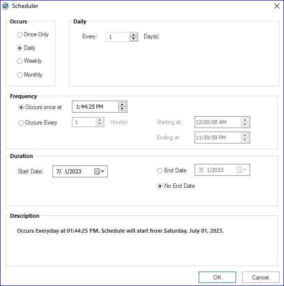 Schedule migration jobs 