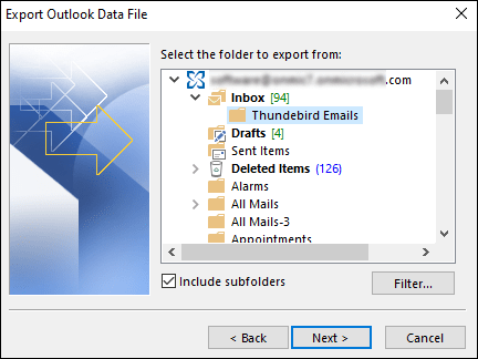 Backup Thunderbird Emails 8