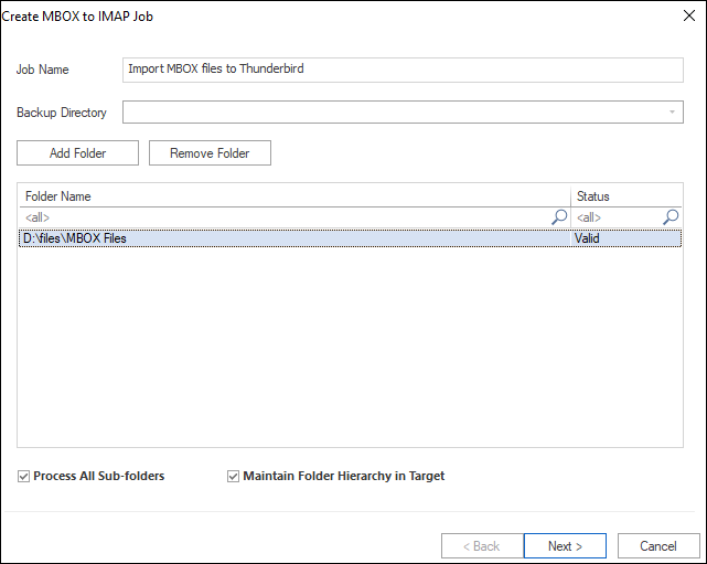 MBOX files to Thunderbird 3