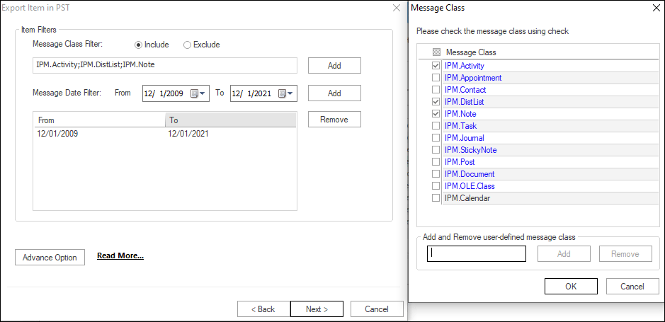  Filter items on the date-wise criteria