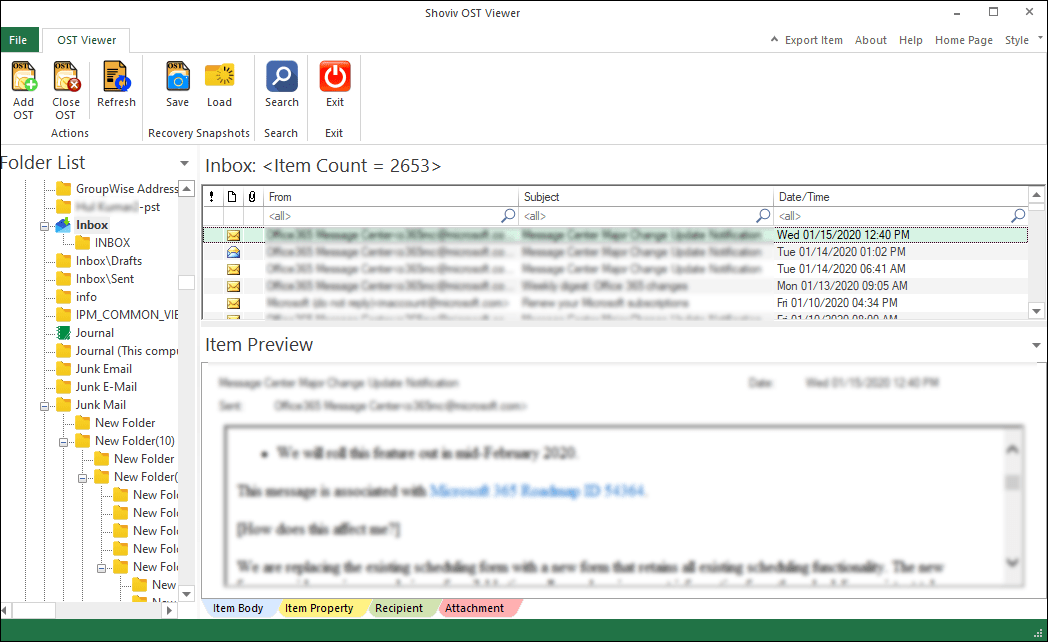 How to open OST file in Outlook img