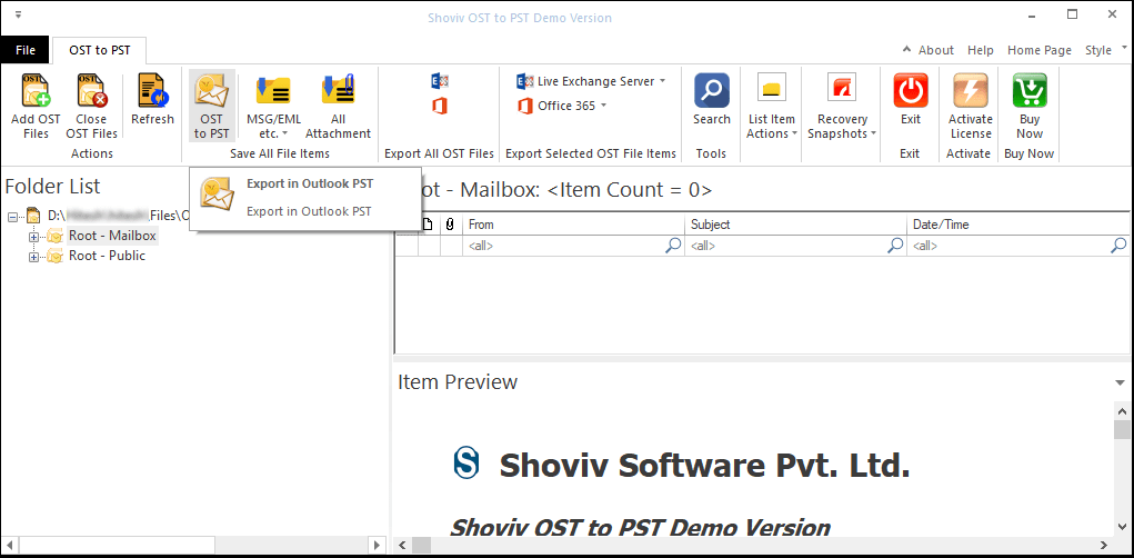 Microsoft OST to PST Converter-10