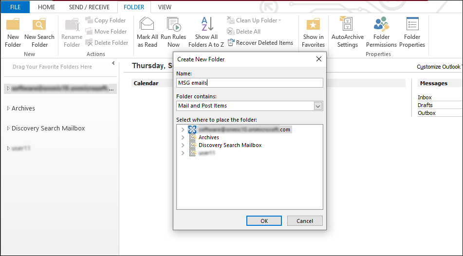 Import MSG to Outlook