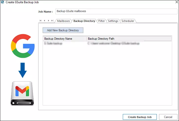 Export G Suite Emails to PST img-5 G Suite