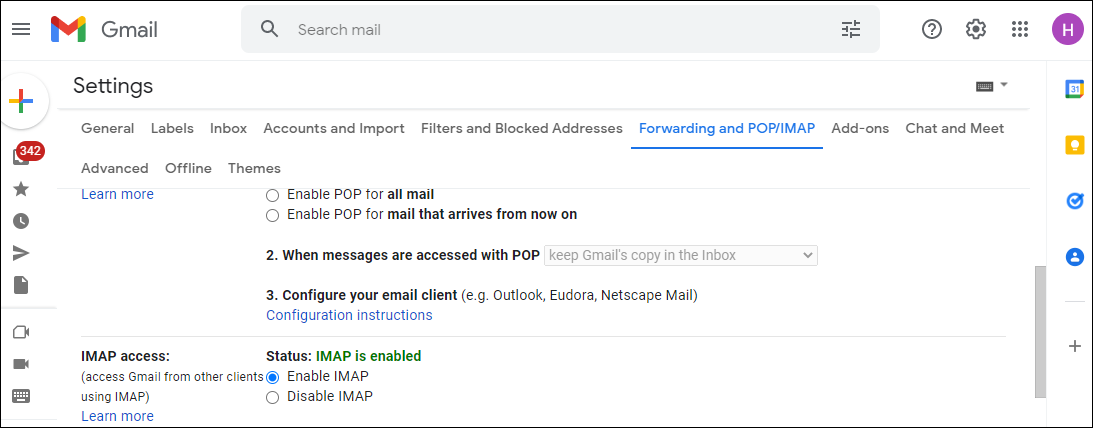 Gmail to Outlook