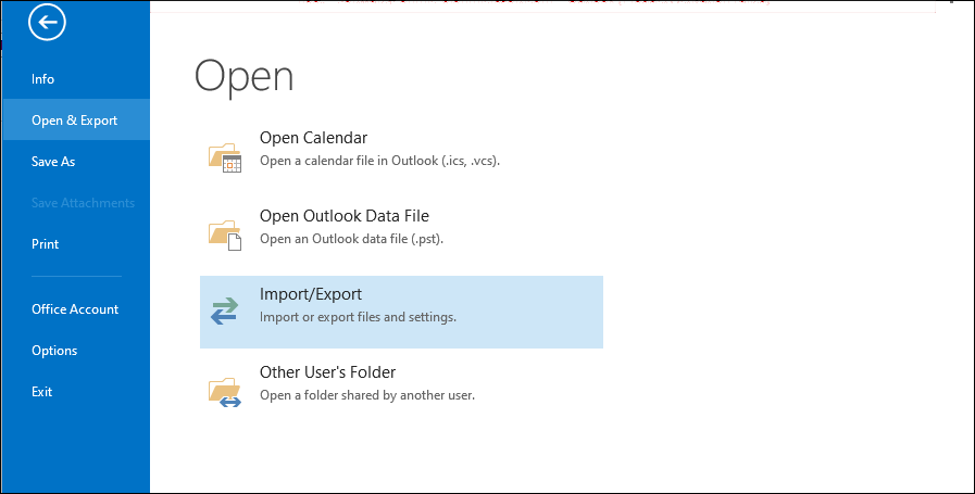 Export Outlook 365 Screenshot 2