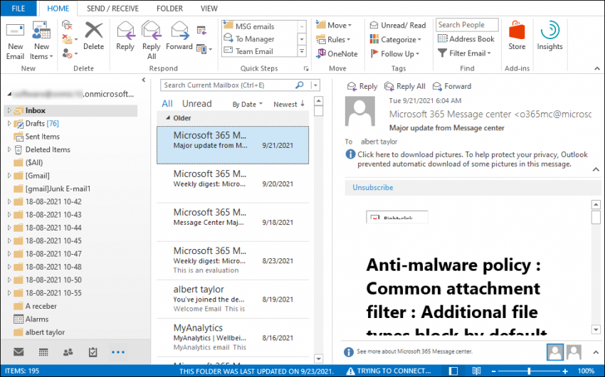 Export Emails from Outlook 365 Using Two Working Methods