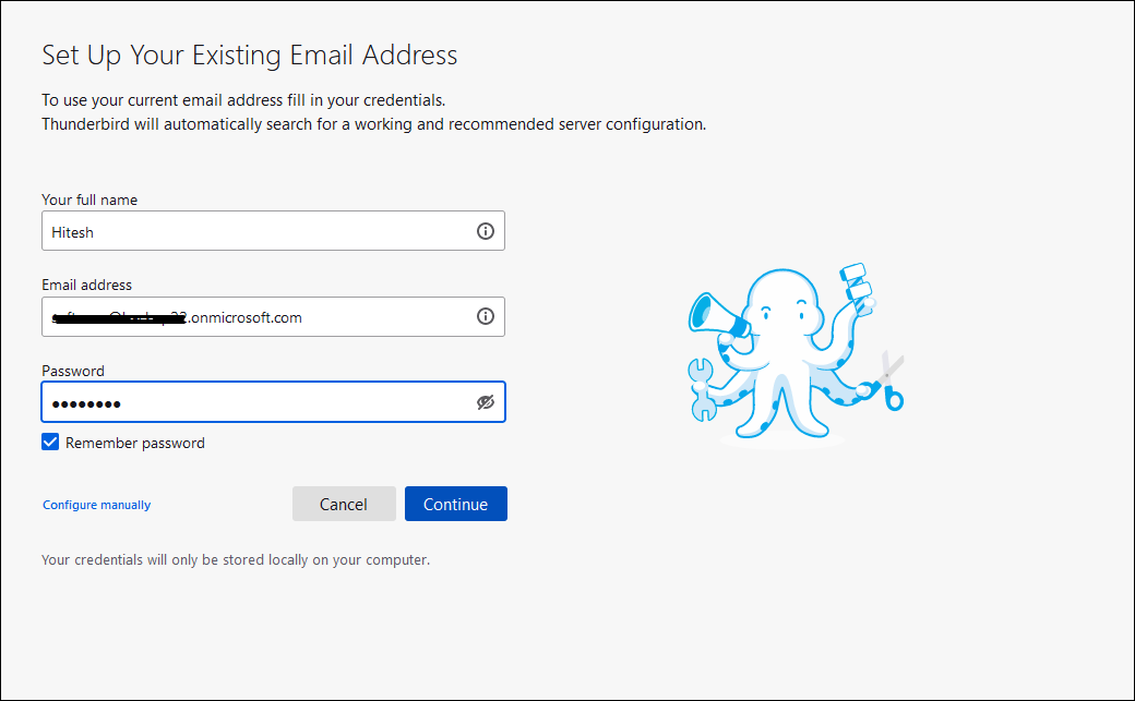 enter your full name, Office 365 email address