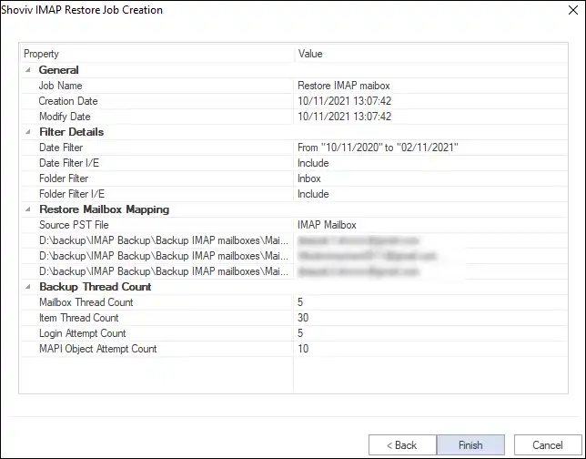 o Enter a name for the Subfolder 