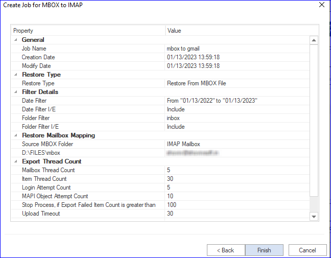 Import Google Takeout to Gmail account successfully done