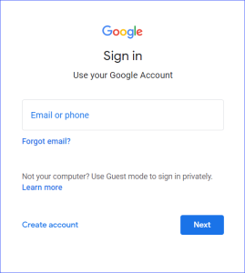 Start with login 