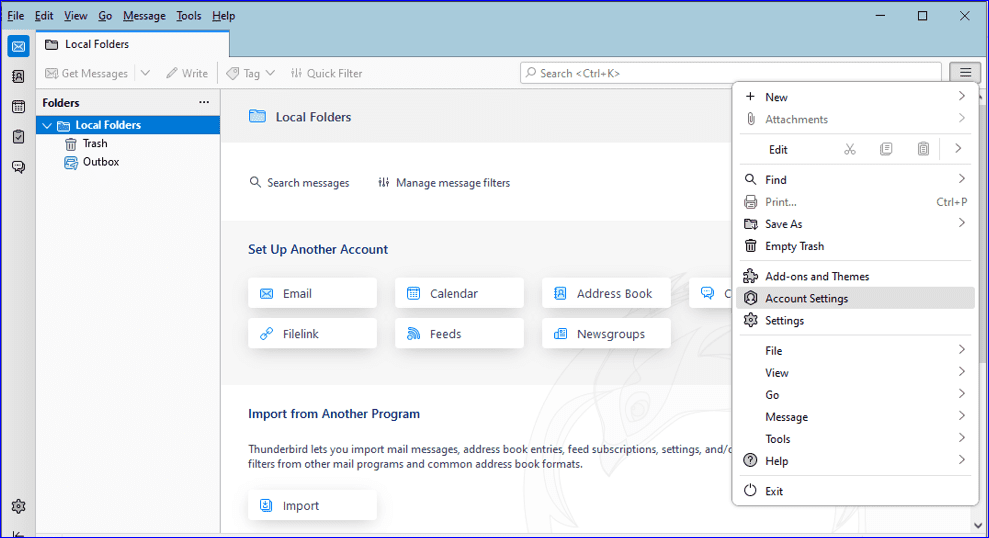Add Gmail in Thunderbird