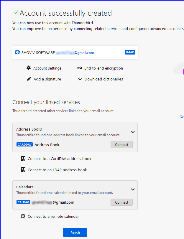 Add Gmail in Thunderbird and export to pst