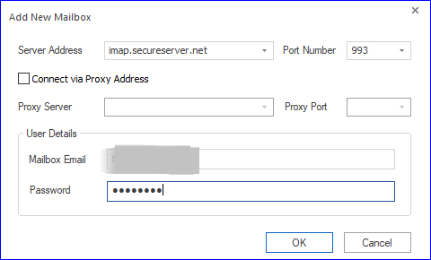 Fill office 365 connection settings