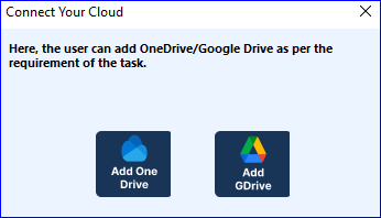 Connect your cloud Drive