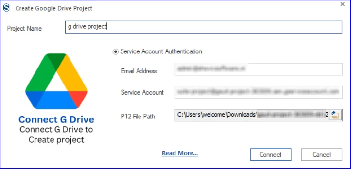 Connect to Google Drive