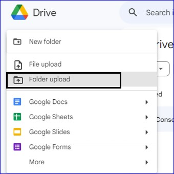 Upload Files from OneDrive to Google Drive