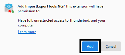 Click on the Add button