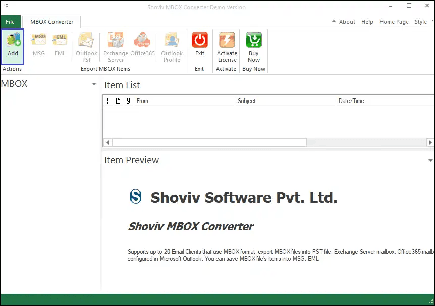 MBOX to EML Converter