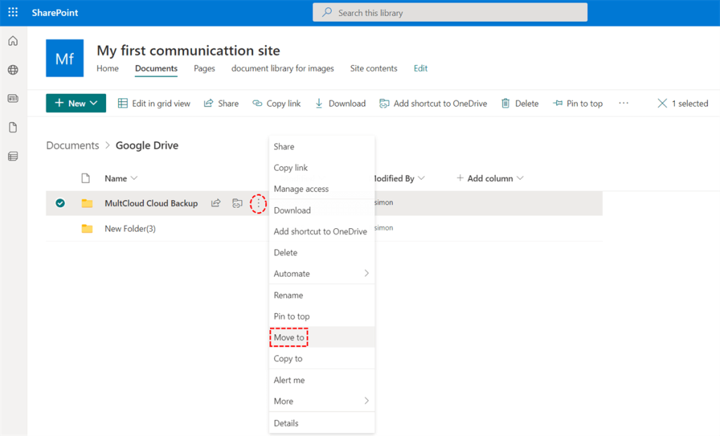 SharePoint Site Migration