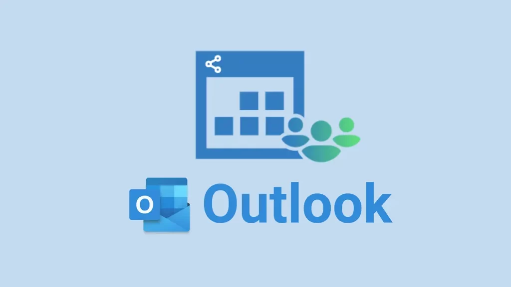 create a shared calendar in Outlook