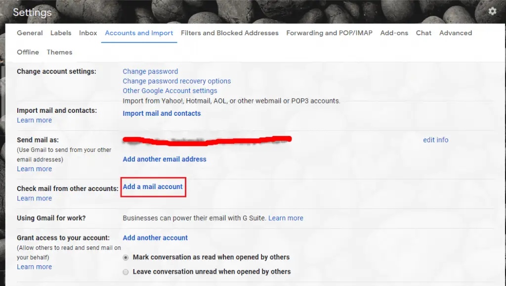 Add email account