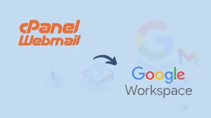 cPanel emails to Google Workspace blog banner image