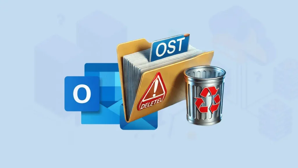 delete ost file, why, when and how to remove it