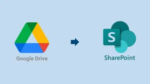 Google Drive to SharePoint migration guide featured image