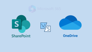 SharePoint vs OneDrive difference